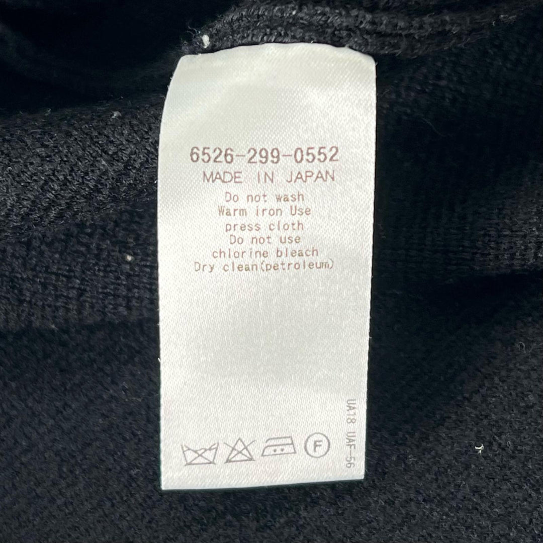 Great DRAWER one piece Back Zip Long Sleeve Knit black wool Women 1