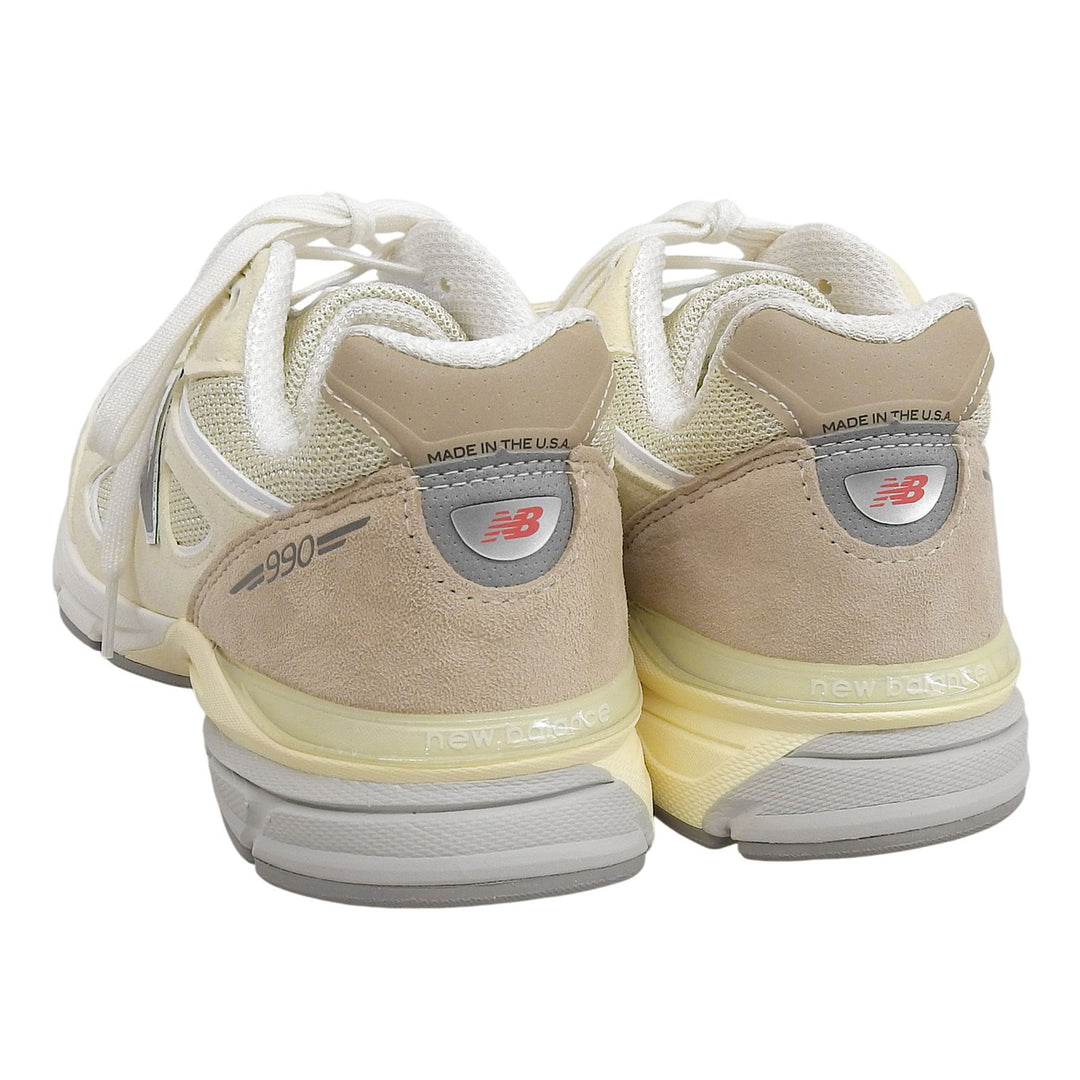 Pristine NEW BALANCE Low cut sneakers beige leather mens 29 U990TE4