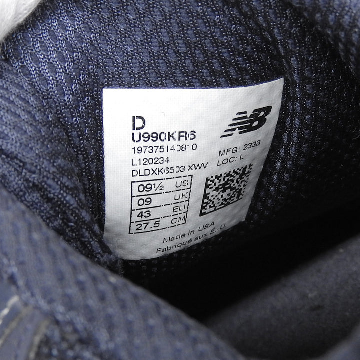 Great NEW BALANCE Low cut sneakers Kiss x Madison Square Garden 27.5 U990KR6
