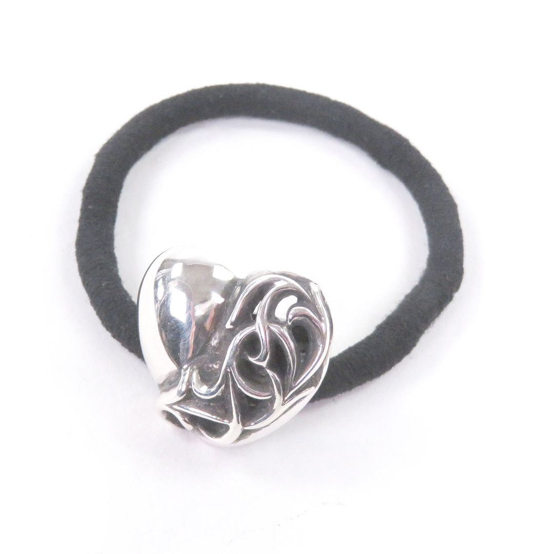 Great CHROME HEARTS hair accessory Heart Concho Hair Band Hair Tie