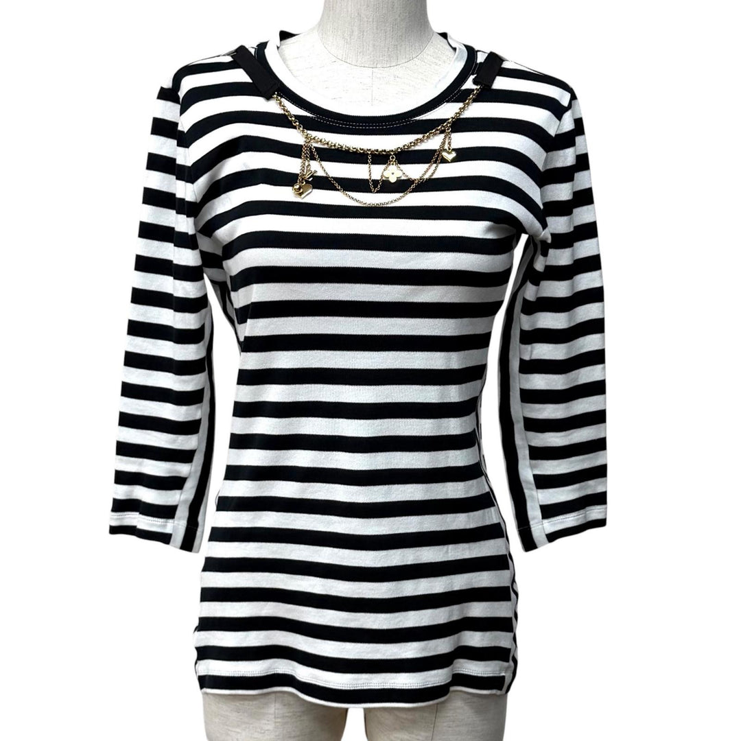 Great LOUIS VUITTON tops white cotton Women S