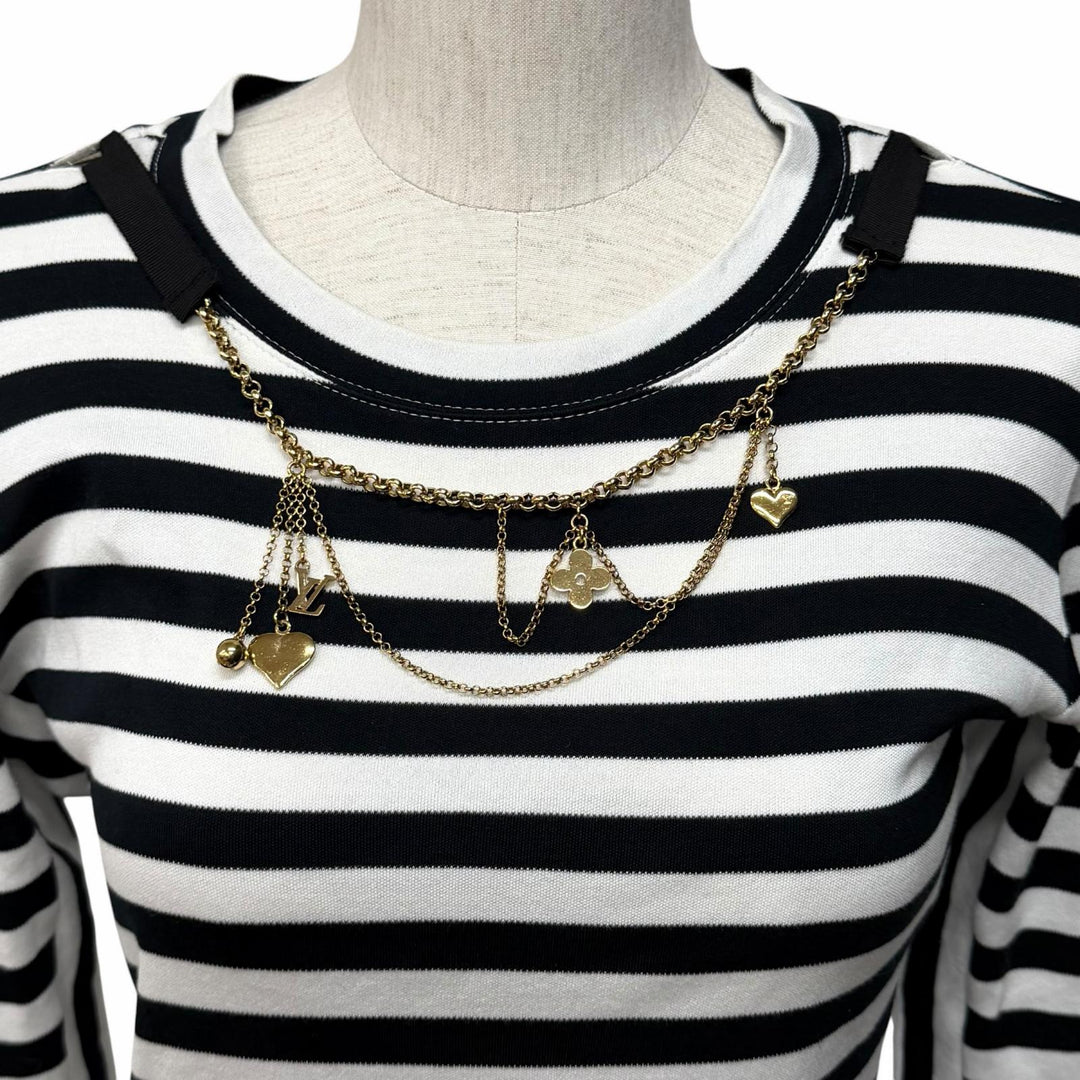Great LOUIS VUITTON tops white cotton Women S