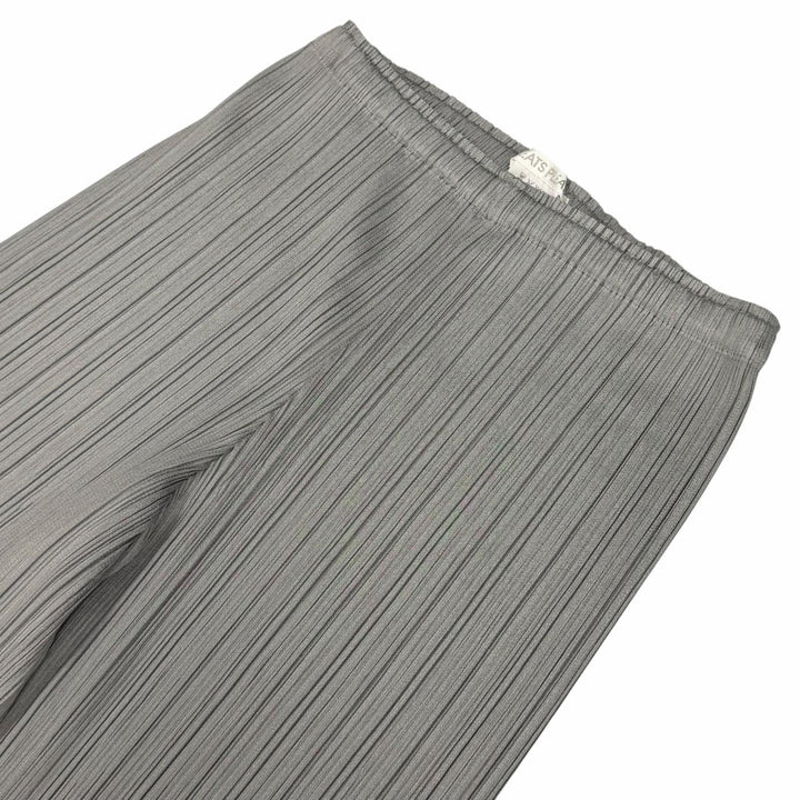 Excellent PLEATS PLEASE Pants Pleated gray polyester Women 1 PP55-JF105