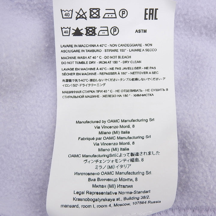 Excellent OAMC hoodie Purple cotton mens M 22A28OAY16