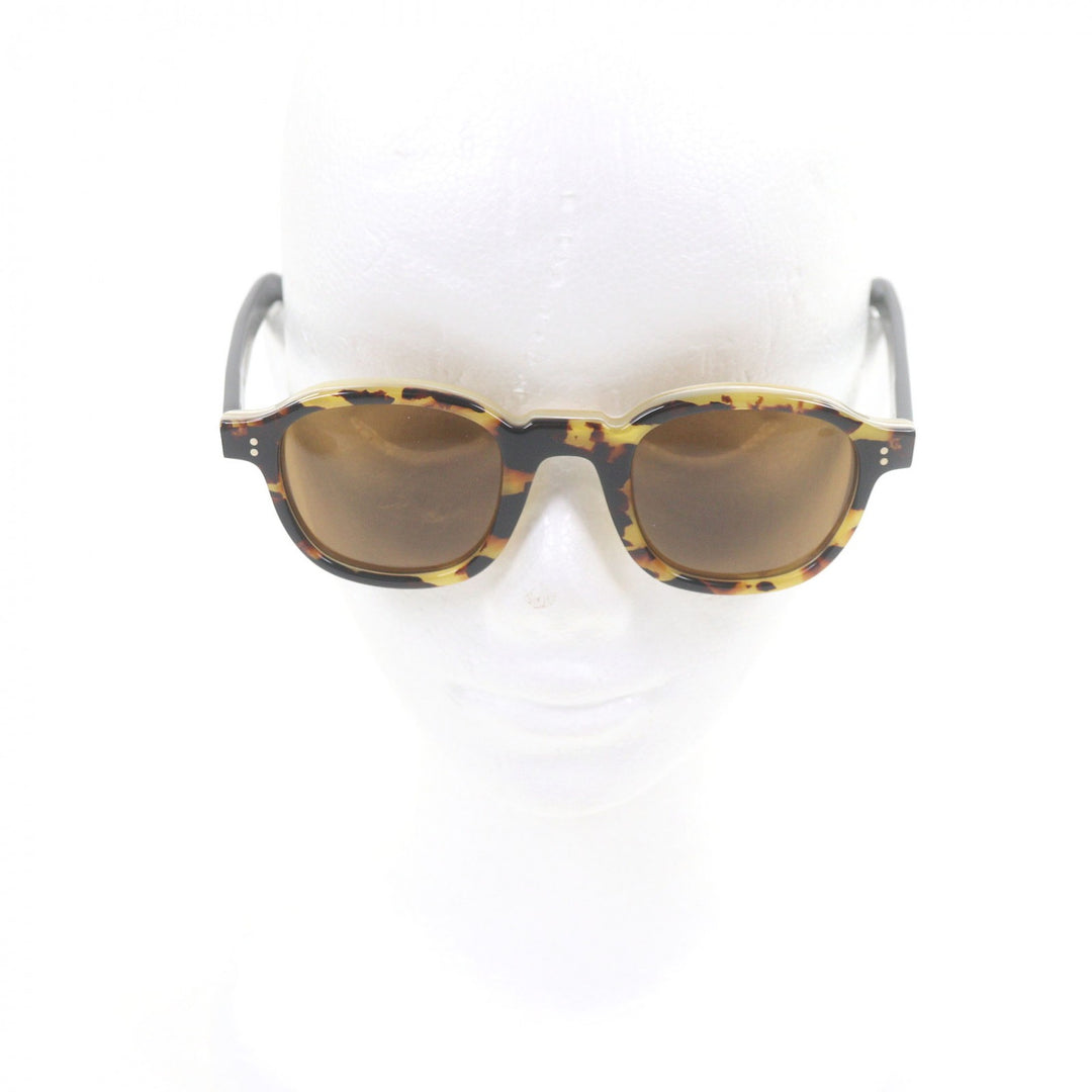 Excellent Lesca Lunetier sunglasses BRUT PANTO LIMITED EDTION Deadstock fabric