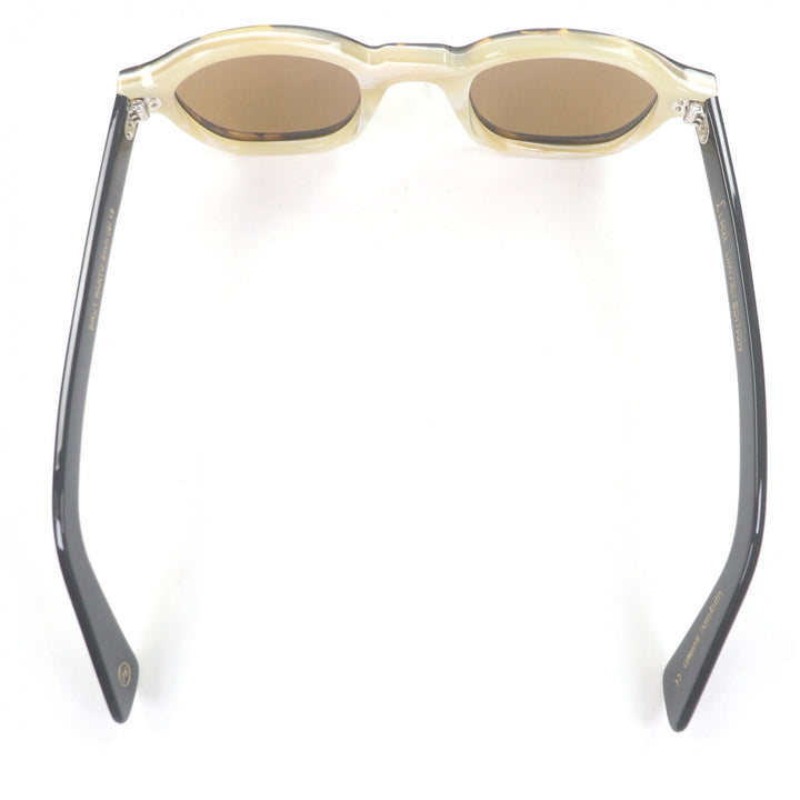 Excellent Lesca Lunetier sunglasses BRUT PANTO LIMITED EDTION Deadstock fabric