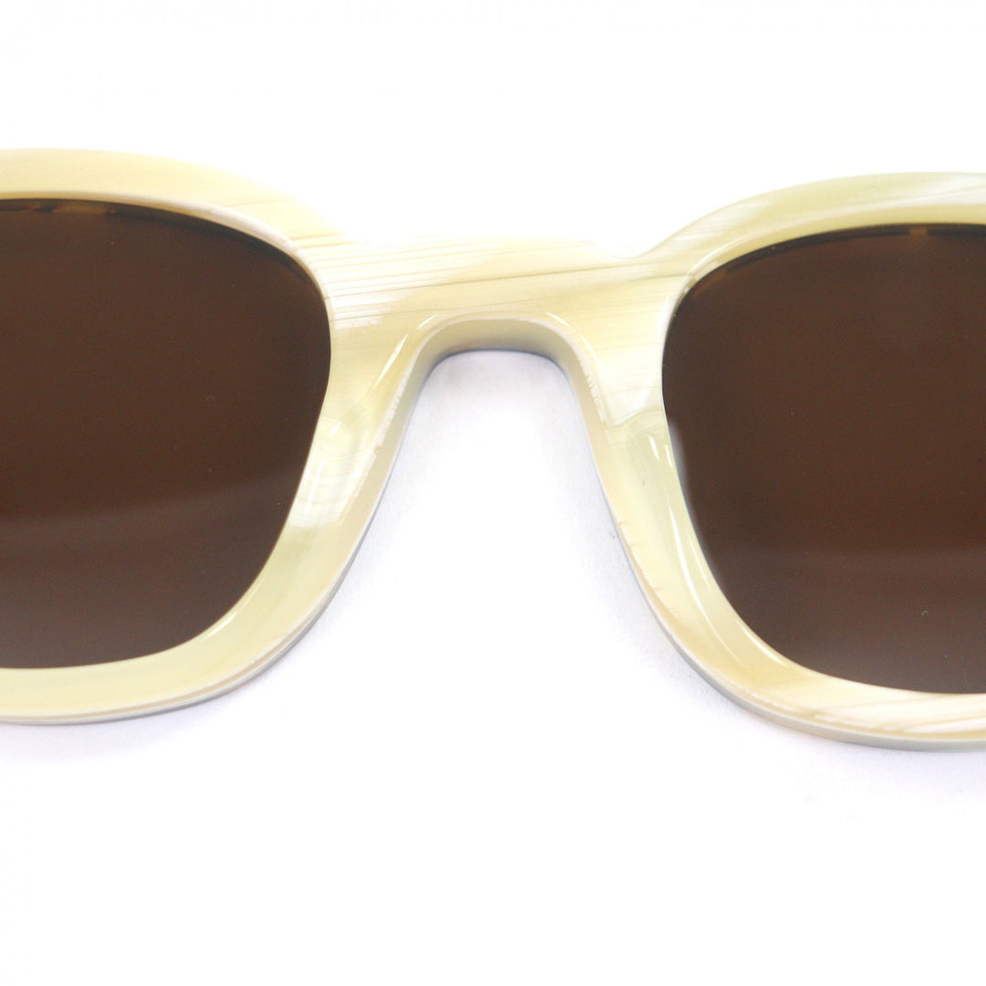 Excellent Lesca Lunetier sunglasses BRUT PANTO LIMITED EDTION Deadstock fabric