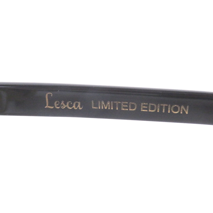Excellent Lesca Lunetier sunglasses BRUT PANTO LIMITED EDTION Deadstock fabric