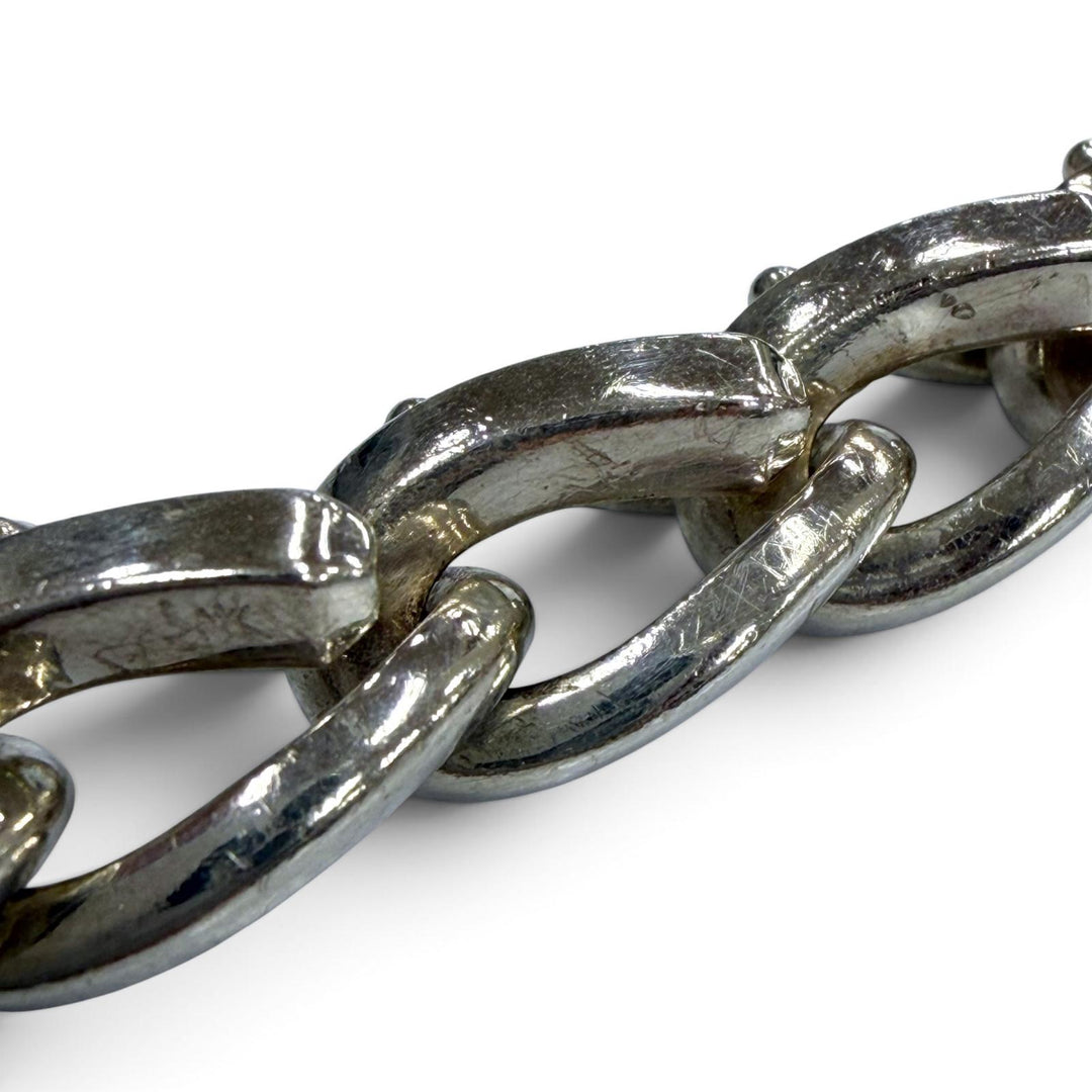 Very Good TIFFANY&Co. bracelet Forge Large Link Silver AG925 Women 18