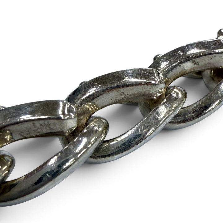 Very Good TIFFANY&Co. bracelet Forge Large Link Silver AG925 Women 18
