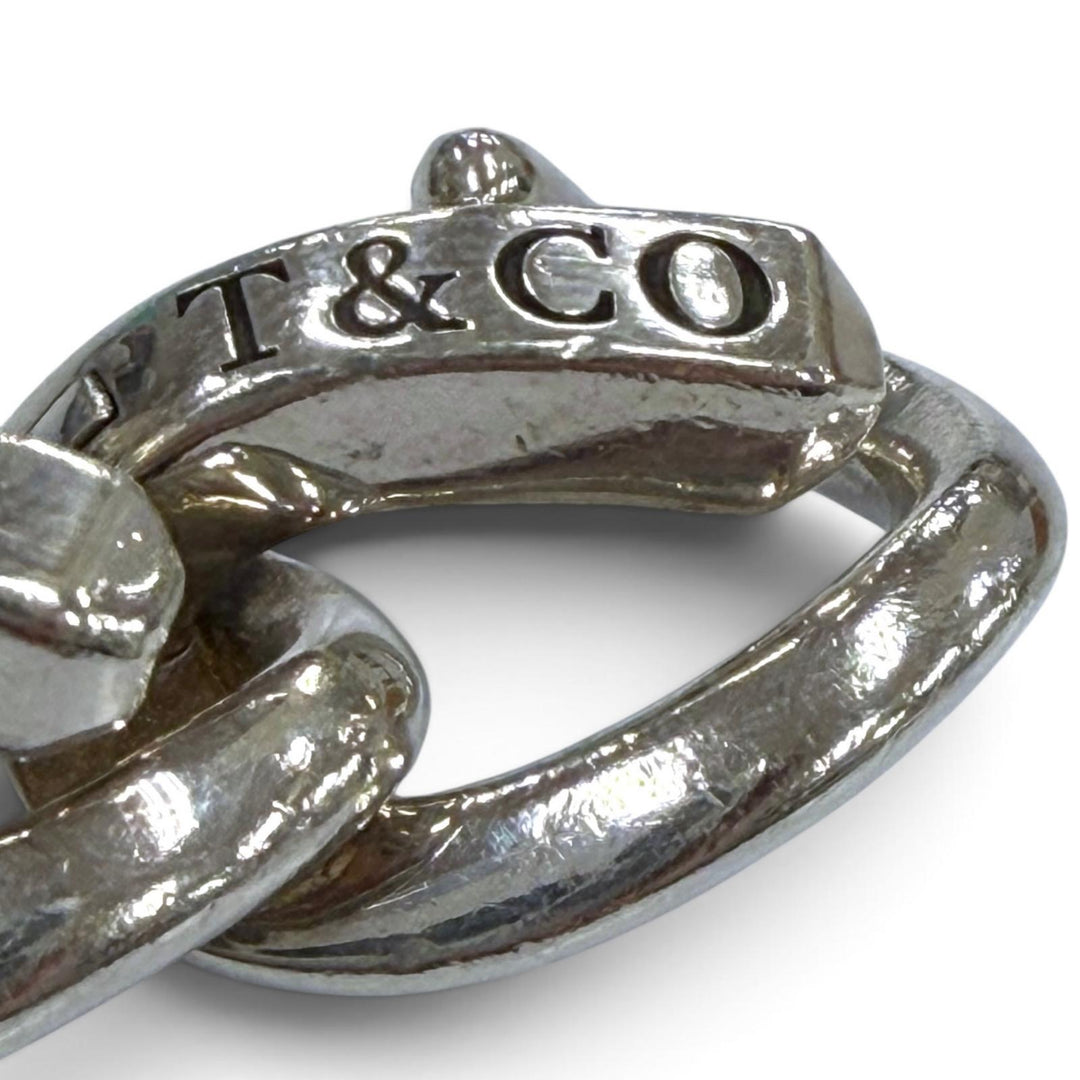 Very Good TIFFANY&Co. bracelet Forge Large Link Silver AG925 Women 18