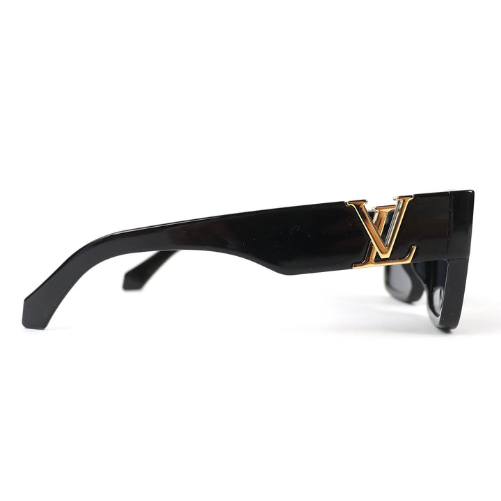 Great LOUIS VUITTON sunglasses LV Sleek Square black mens Z2062E