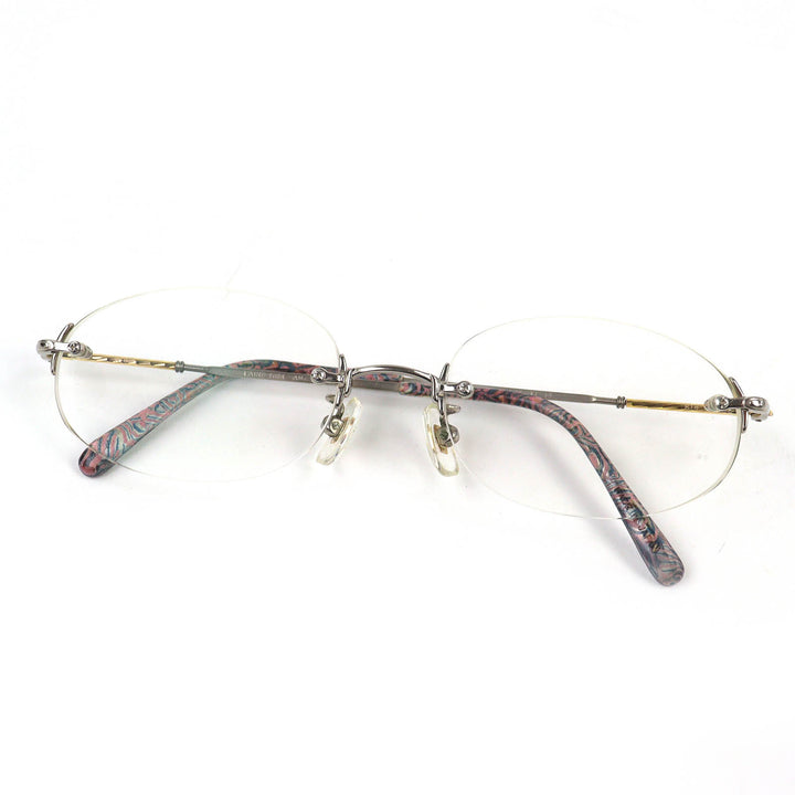 Very Good PARIS MIKI Glasses Titanium, temples partially in K18, rimless AU-132