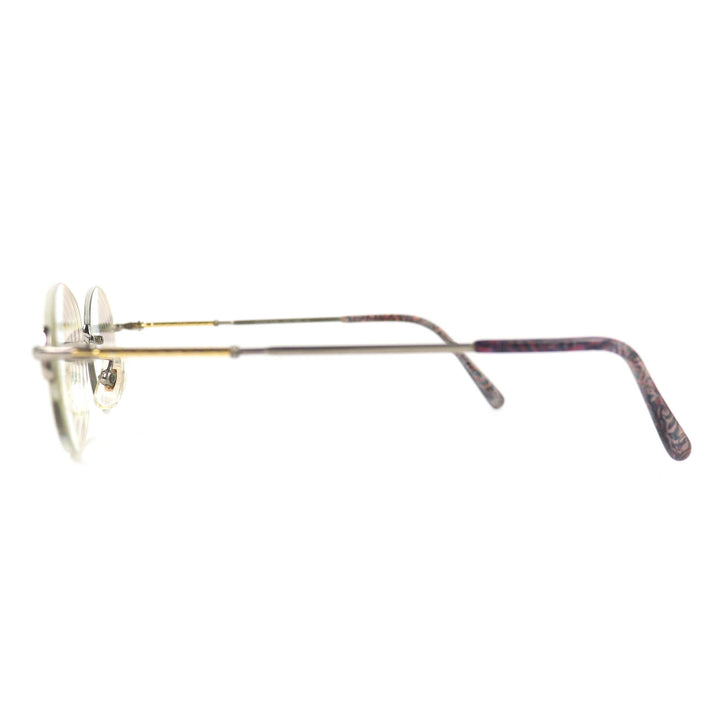 Very Good PARIS MIKI Glasses Titanium, temples partially in K18, rimless AU-132