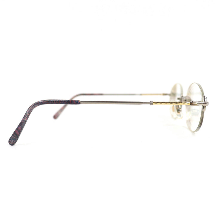 Very Good PARIS MIKI Glasses Titanium, temples partially in K18, rimless AU-132