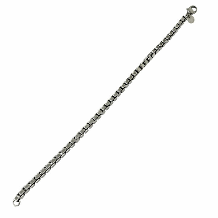Great TIFFANY&Co. bracelet Venetian Silver SV925 mens