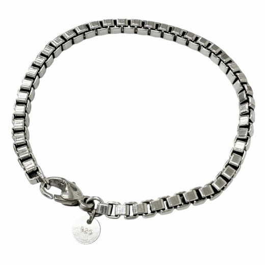 Great TIFFANY&Co. bracelet Venetian Silver SV925 mens