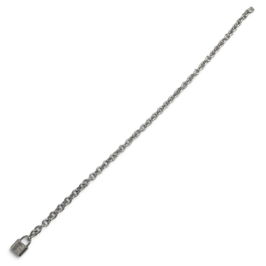 Great TIFFANY&Co. Necklace 1837 Rock Cadena Donut Link choker Silver SV925 Women