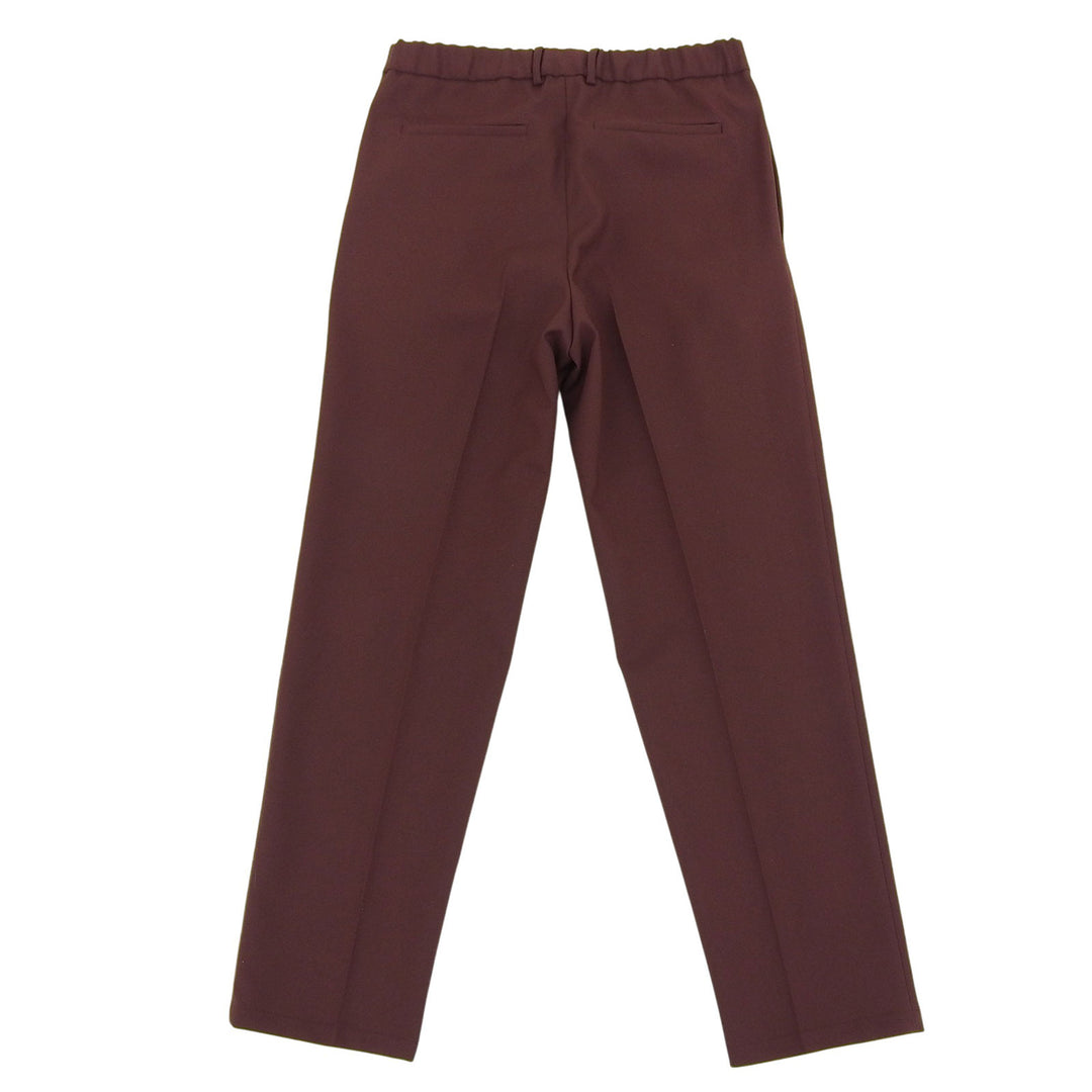 Excellent JIL SANDER Pants Wool gabardine tapered pants Brown mens 44 J21KA0011