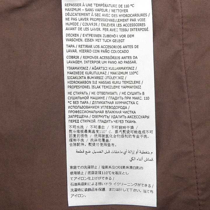 Excellent JIL SANDER Pants Wool gabardine tapered pants Brown mens 44 J21KA0011