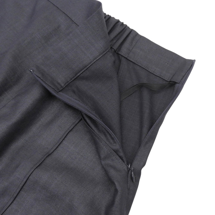 Excellent FOXEY NEW YORK Pants Modern Breeze Navy polyester Women 38 45145