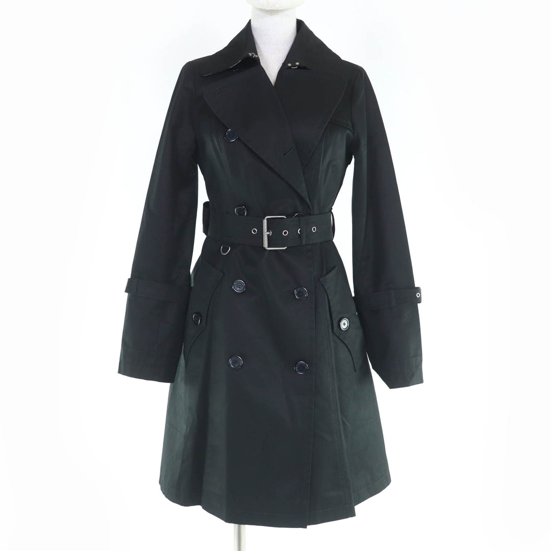 Great BURBERRY BLUE LABEL trench coat With wool liner black cotton Women 38
