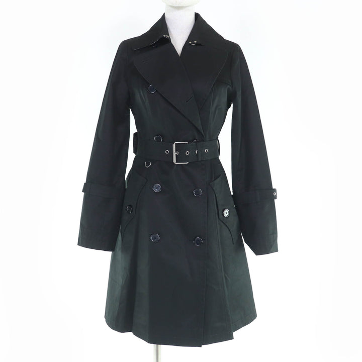 Great BURBERRY BLUE LABEL trench coat With wool liner black cotton Women 38