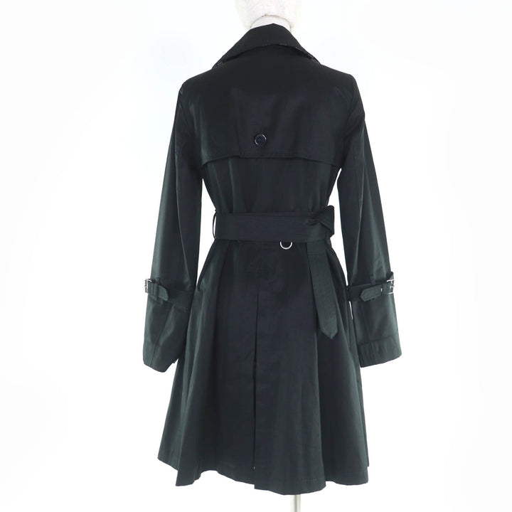 Great BURBERRY BLUE LABEL trench coat With wool liner black cotton Women 38