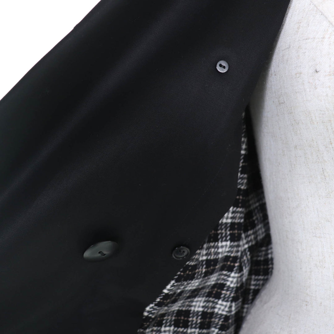 Great BURBERRY BLUE LABEL trench coat With wool liner black cotton Women 38