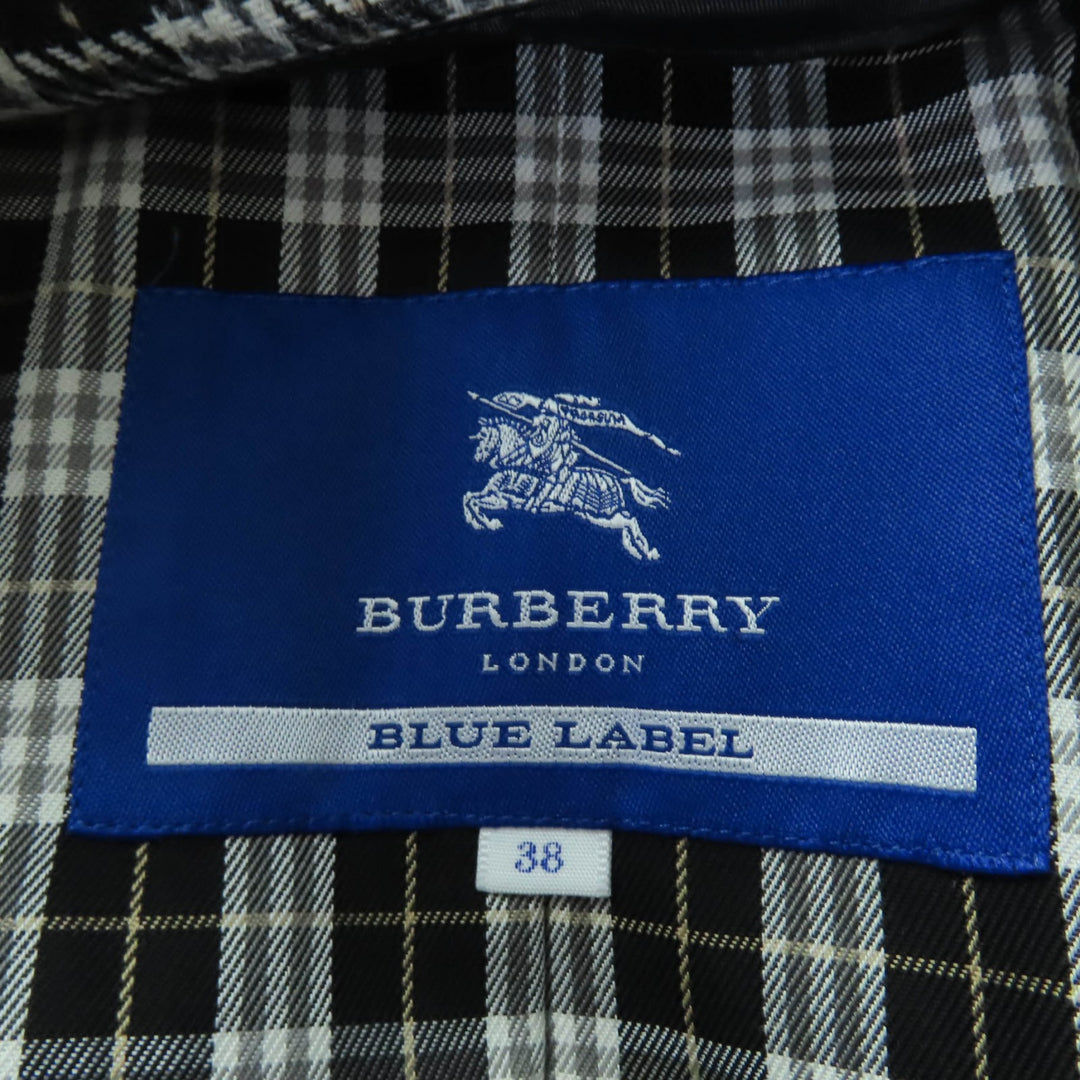 Great BURBERRY BLUE LABEL trench coat With wool liner black cotton Women 38