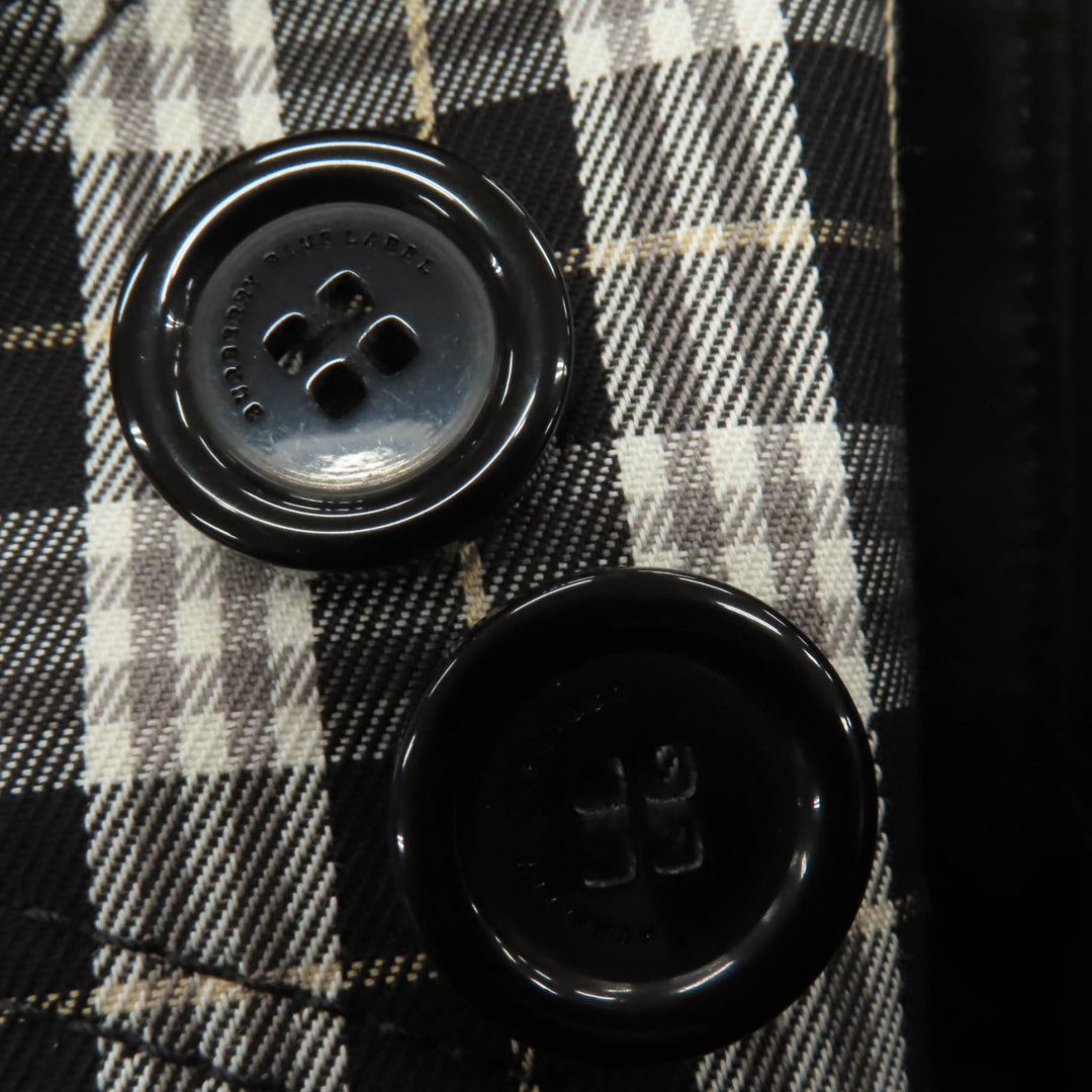 Great BURBERRY BLUE LABEL trench coat With wool liner black cotton Women 38