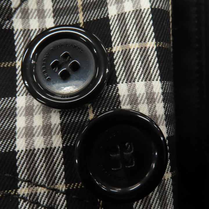 Great BURBERRY BLUE LABEL trench coat With wool liner black cotton Women 38