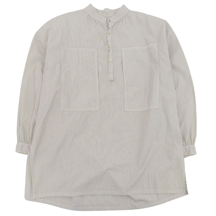 Excellent PORTER CLASSIC Long sleeve shirt beige cotton mens 3