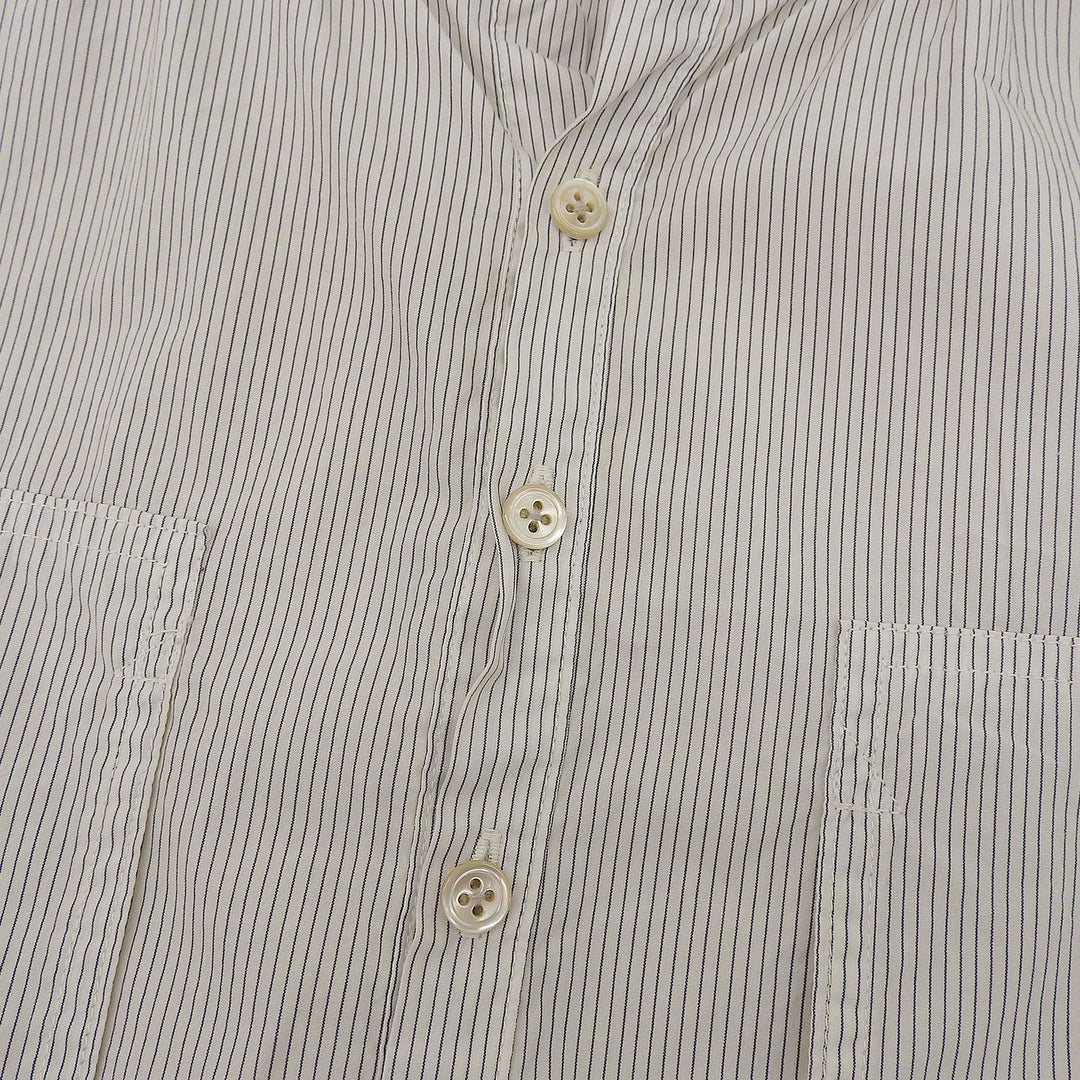 Excellent PORTER CLASSIC Long sleeve shirt beige cotton mens 3