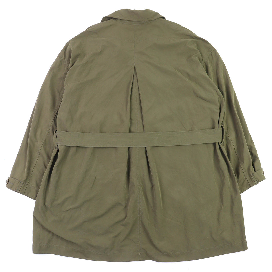 Great PORTER CLASSIC trench coat Belted short length double breasted khaki 3