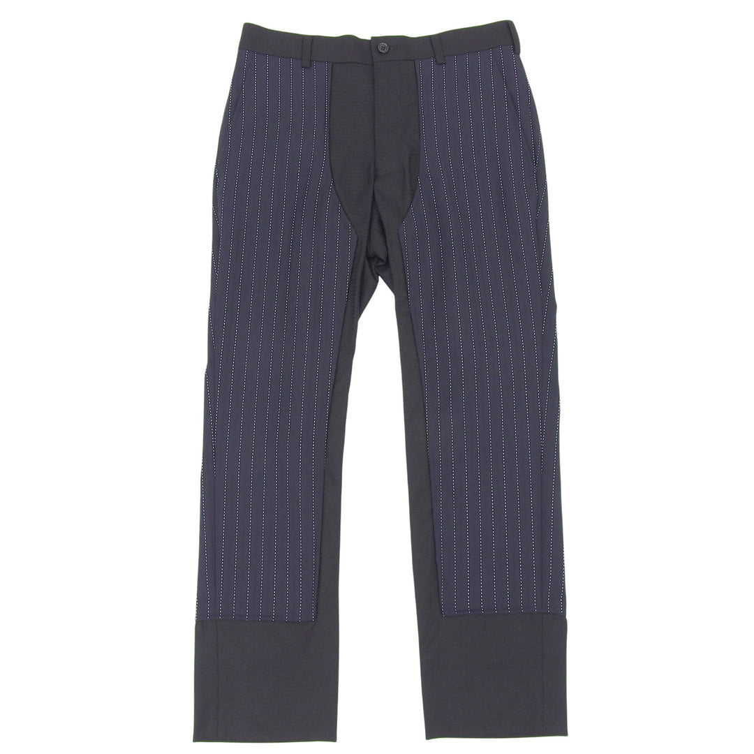 Pristine COMME des GARCONS HOMME PLUS Pants Navy wool mens XS PS-P004