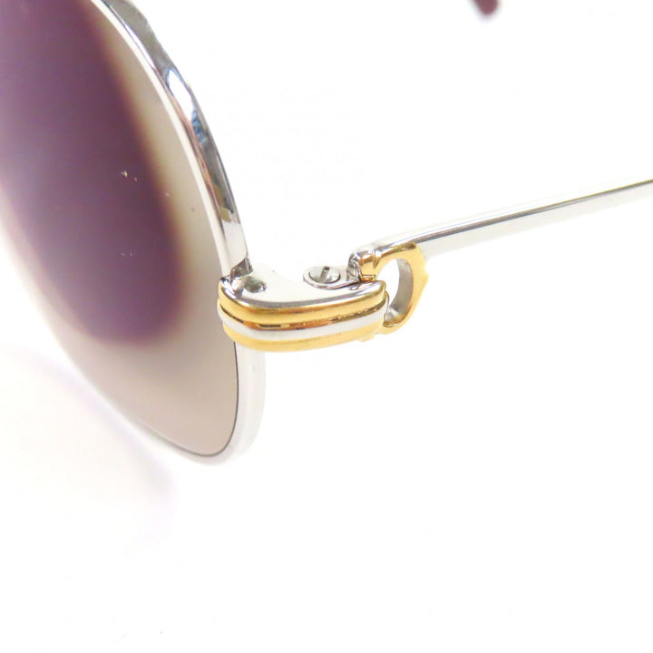 Great Cartier sunglasses Trinity Two Bridges Silver mens