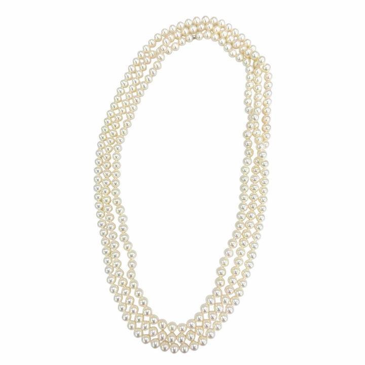 Excellent TIFFANY&Co. Pearl Wrap Necklace Current product Freshwater pearl