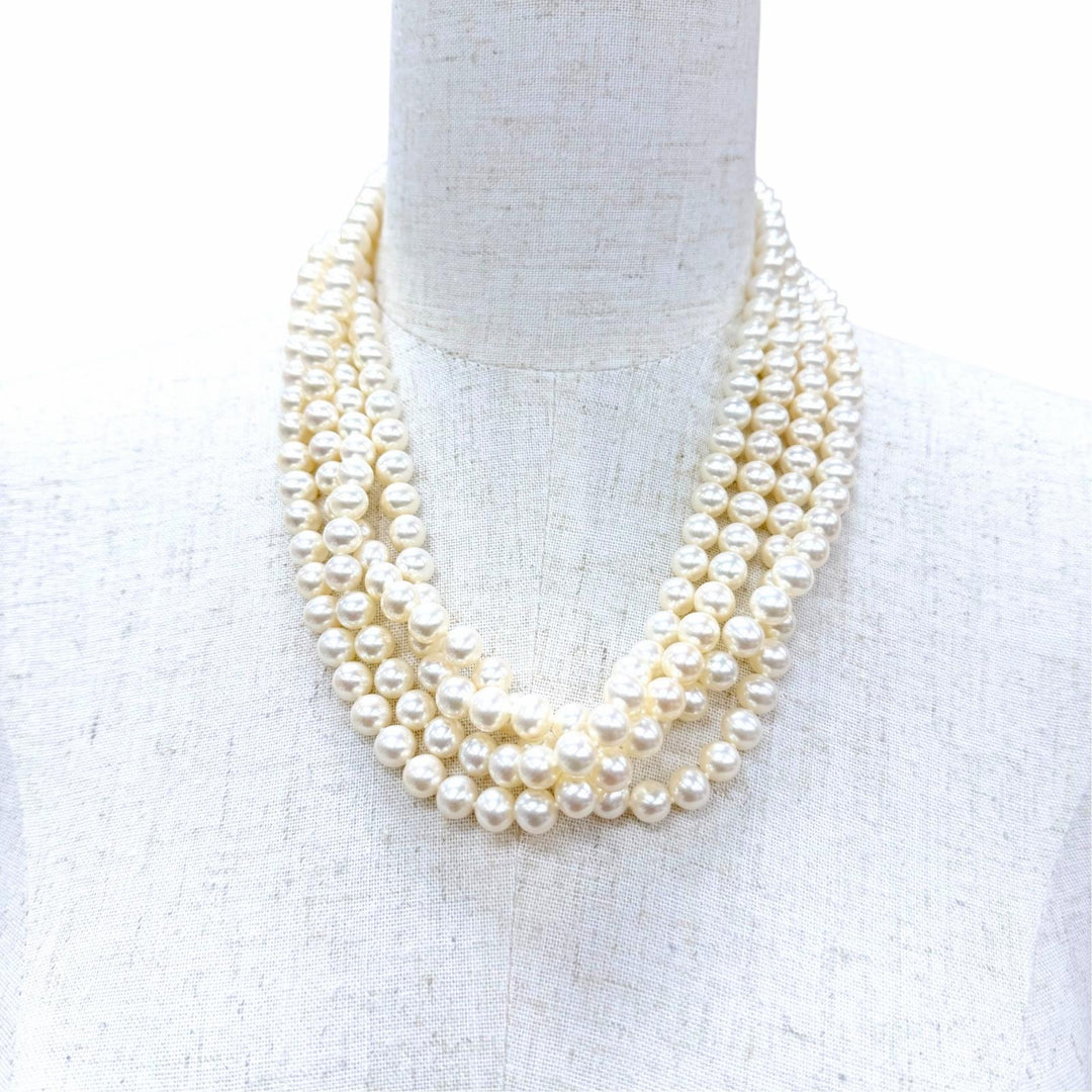 Excellent TIFFANY&Co. Pearl Wrap Necklace Current product Freshwater pearl