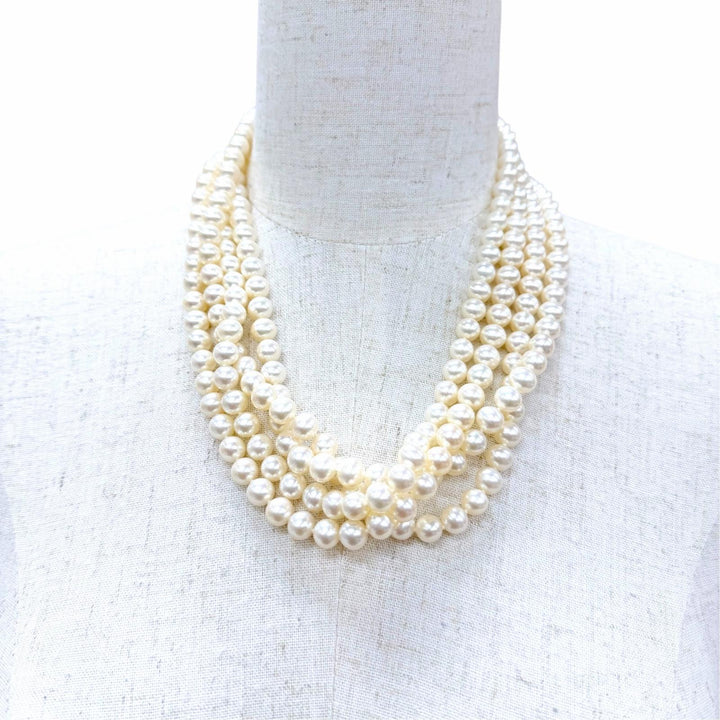 Excellent TIFFANY&Co. Pearl Wrap Necklace Current product Freshwater pearl