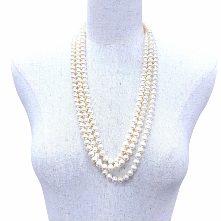 Excellent TIFFANY&Co. Pearl Wrap Necklace Current product Freshwater pearl