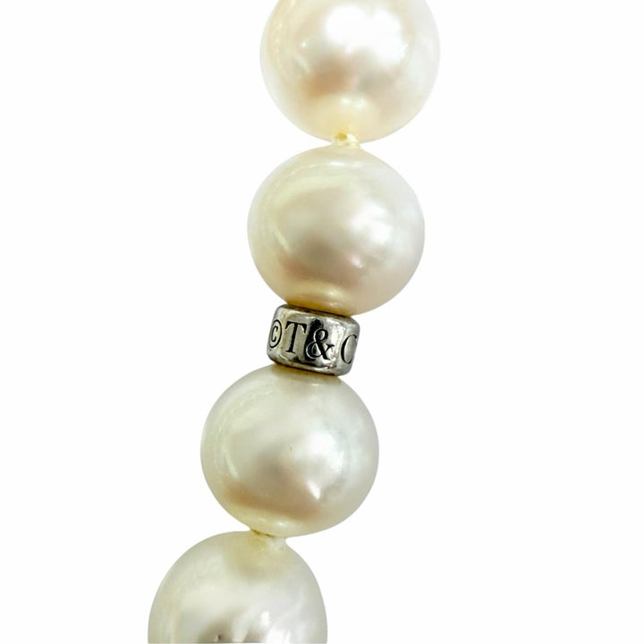 Excellent TIFFANY&Co. Pearl Wrap Necklace Current product Freshwater pearl