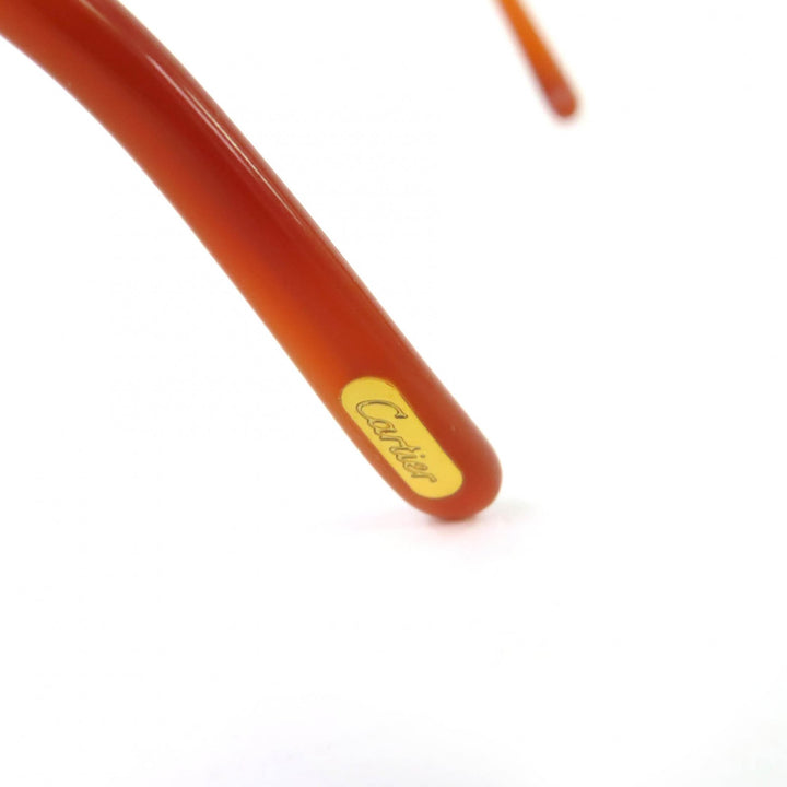 Great Cartier Glasses Trinity Oval gold ー mens