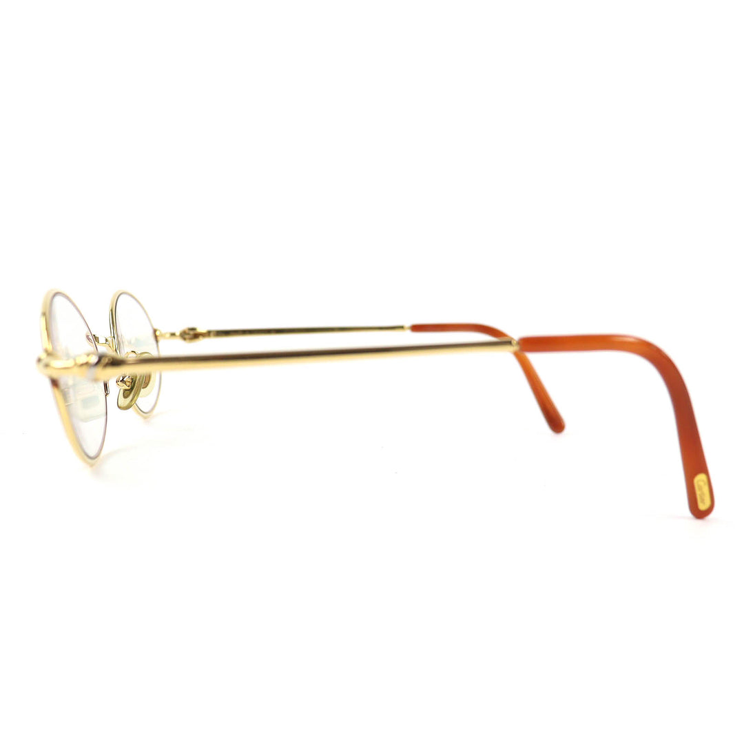 Great Cartier Glasses Trinity Oval gold ー mens