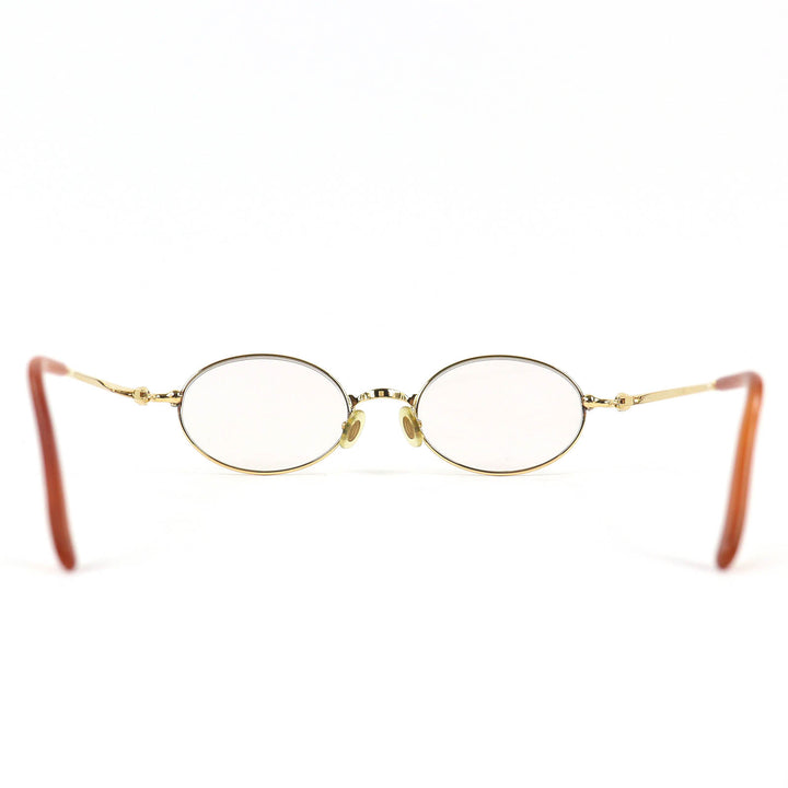 Great Cartier Glasses Trinity Oval gold ー mens