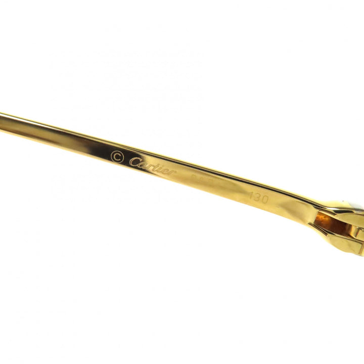 Great Cartier Glasses Trinity Oval gold ー mens