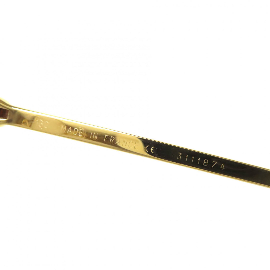 Great Cartier Glasses Trinity Oval gold ー mens