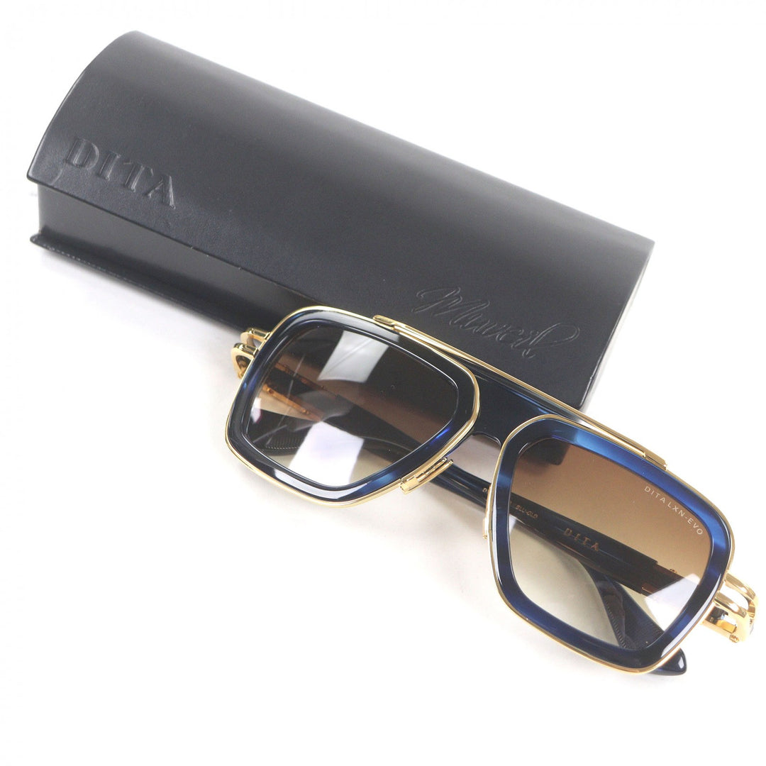 Excellent DITA sunglasses LXN-EVO Clear blue mens DTS403-A-03