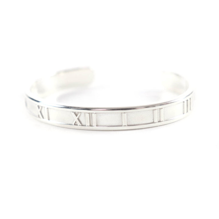 Excellent TIFFANY&Co. Bangle Atlas open Silver 925 Women