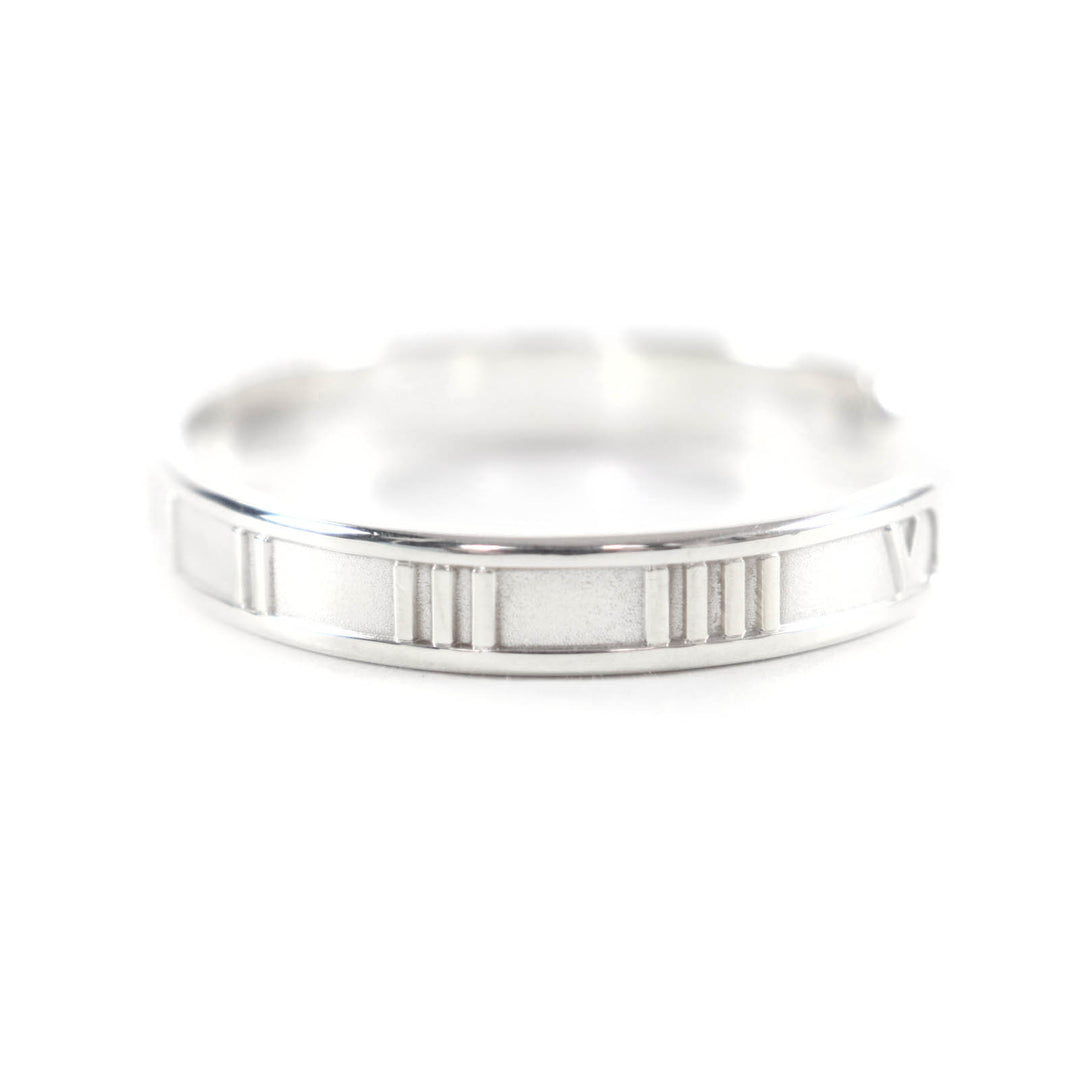 Excellent TIFFANY&Co. Bangle Atlas open Silver 925 Women
